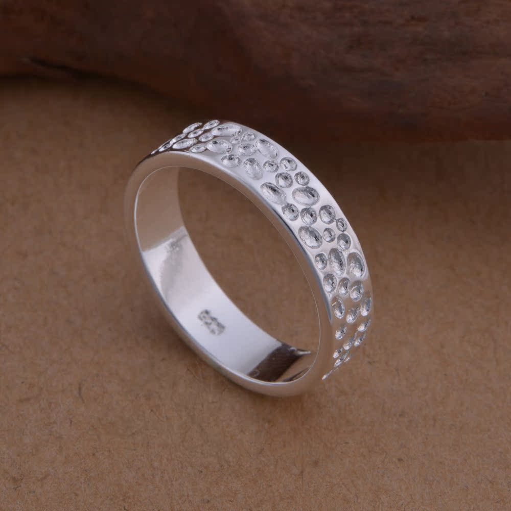 925纯银 镀银戒指 时尚个性简约戒指 外贸饰品批发 大量现货