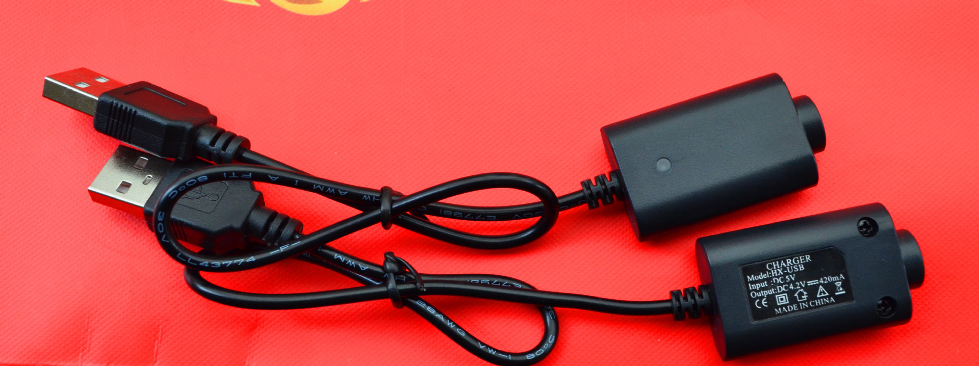 ego电子烟线充长线充1053usb线充,铜螺丝,带ic充电器