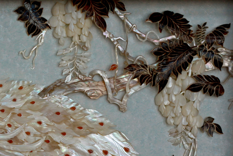 北海贝雕画锦绣前程贝壳大海螺挂画创意家居饰品挂画厂家直销