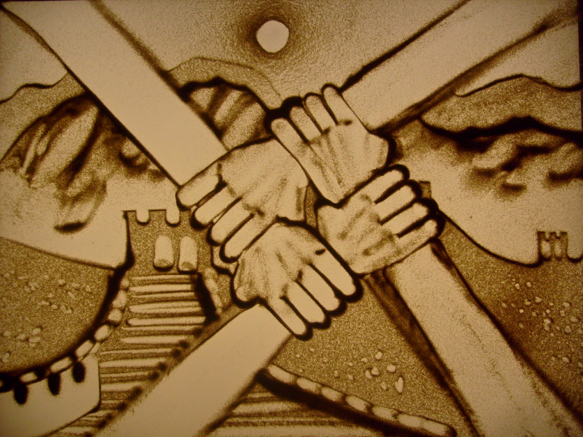 上海沙画表演艺术