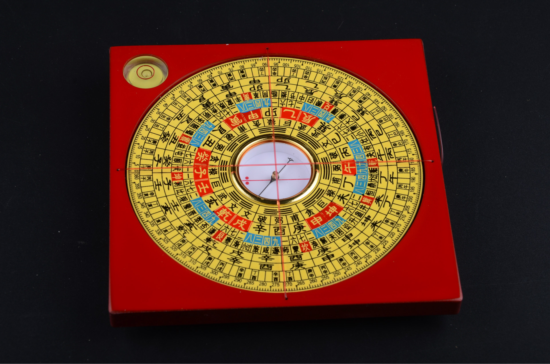 风水罗盘 集福堂3寸罗盘 罗经八卦风水风水综合罗盘批发
