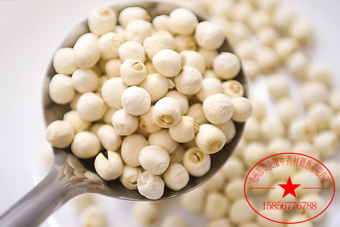 贵美康药食同源批发 供应中药材白莲子个 白莲子袋装