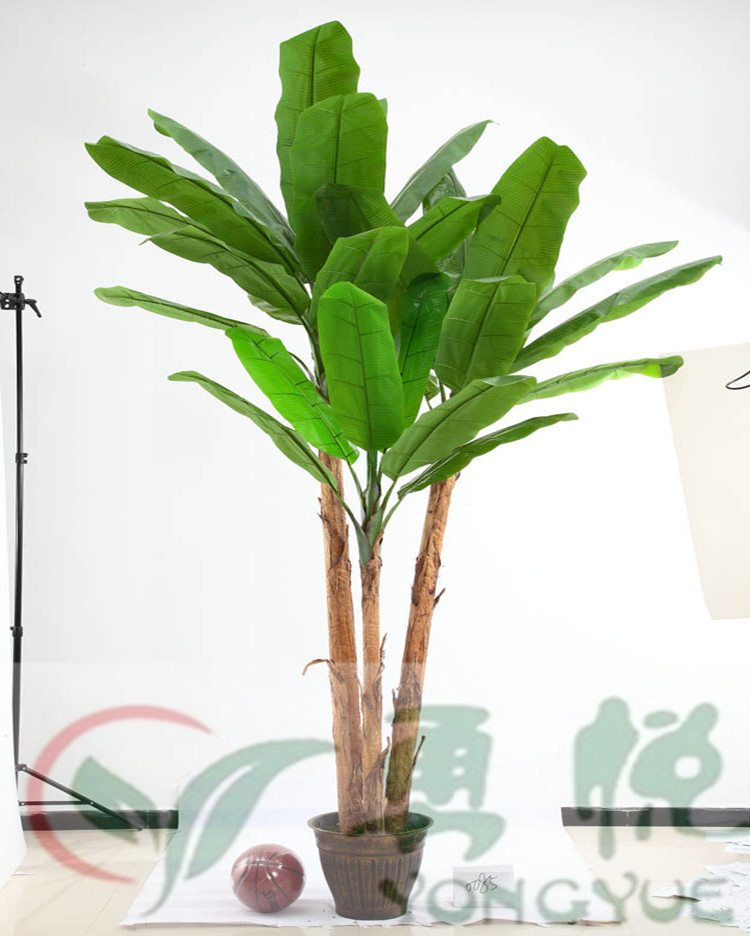 厂家直供供应芭蕉树大型香蕉树假树 工程酒店仿真香蕉景观树装饰