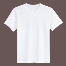 纯白色T恤男女短袖纯色t体恤半袖CVC空白打底广告衫春夏秋装圆领