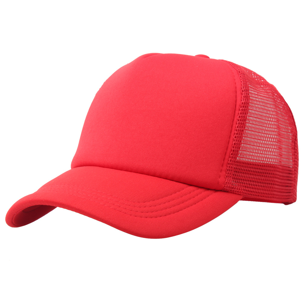 Wholesale Summer Custom Mesh Cap DIY Hand-Painted Hat Men and Women Group Custom, Logo Blank Light Board Advertising Hat