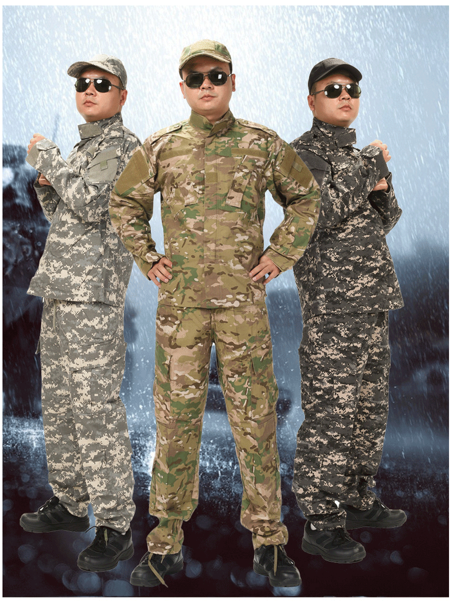 pc 军迷户外二代acu蟒纹迷彩服套装男外贸训练服作训服真人cs批发