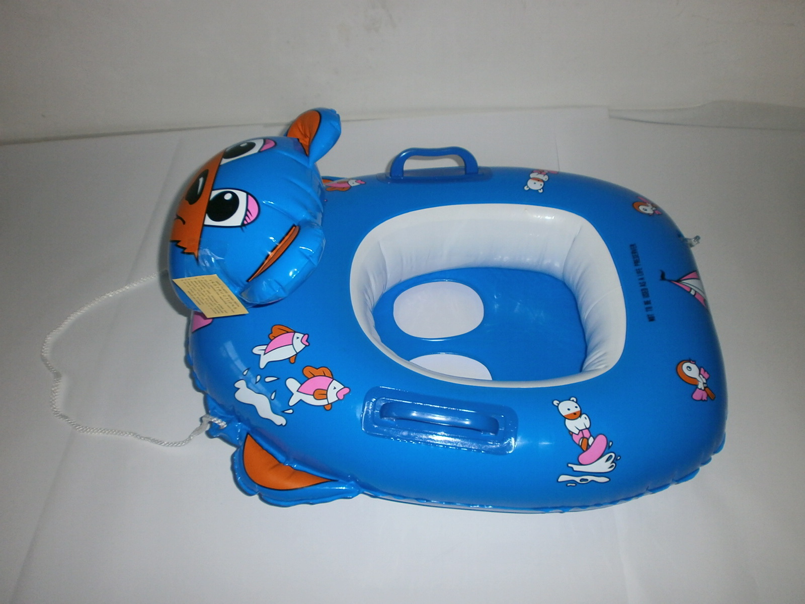 pvc充气儿童座圈 气水上座圈 可爱小熊