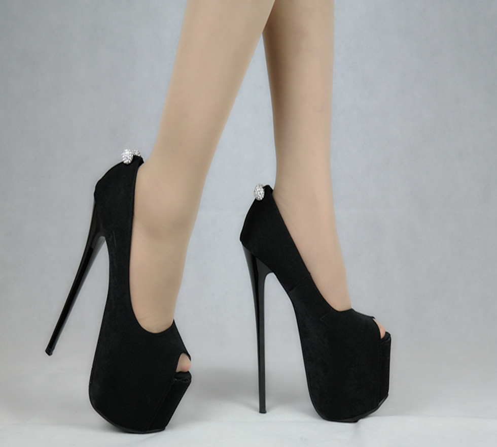 批发名魅欧美时尚性感舞台优雅大方超高跟17厘米细跟鱼嘴鞋