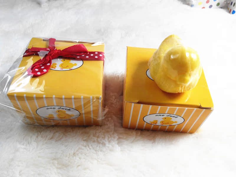 迷你手工小香皂 手工香皂礼品-不透明小黄鸭香皂