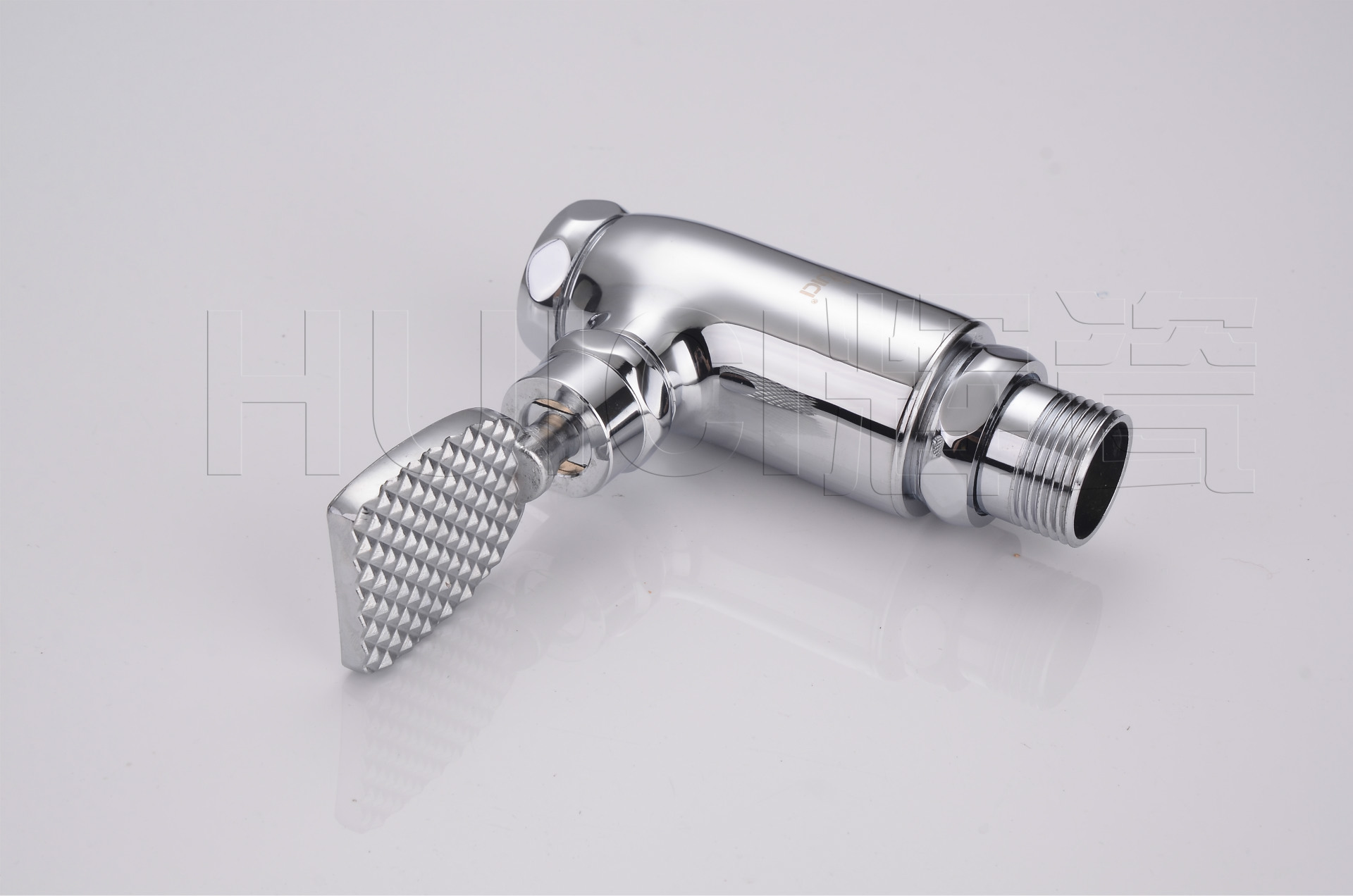 铜立式脚踏冲洗阀 蹲便器大便冲水阀 直筒脚踏阀冲水器 延时阀