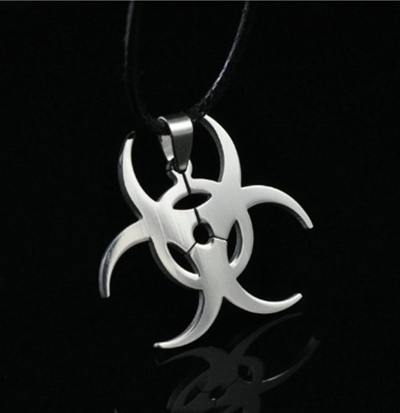 欧美饰品批发 潮流朋克风个性闪电项链 不锈钢吊坠 动漫影视周边