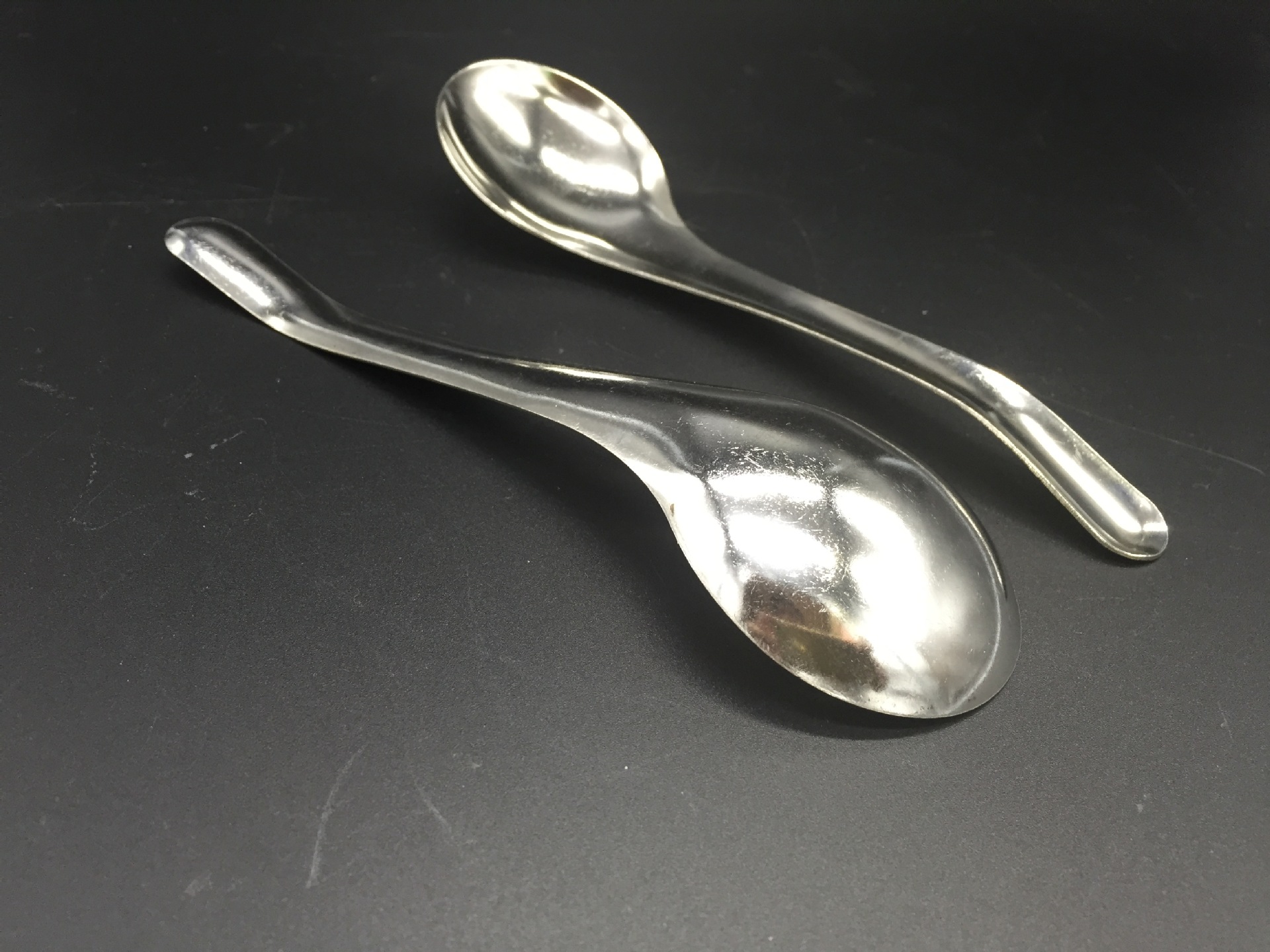 不锈钢小勺 汤勺 西餐勺 汤匙 sdl101圆头小勺