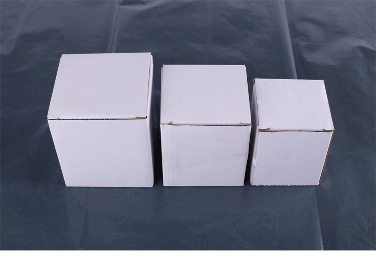 5*9.5 白色瓦楞纸板包装盒白盒 白色牛皮包装纸盒 定制