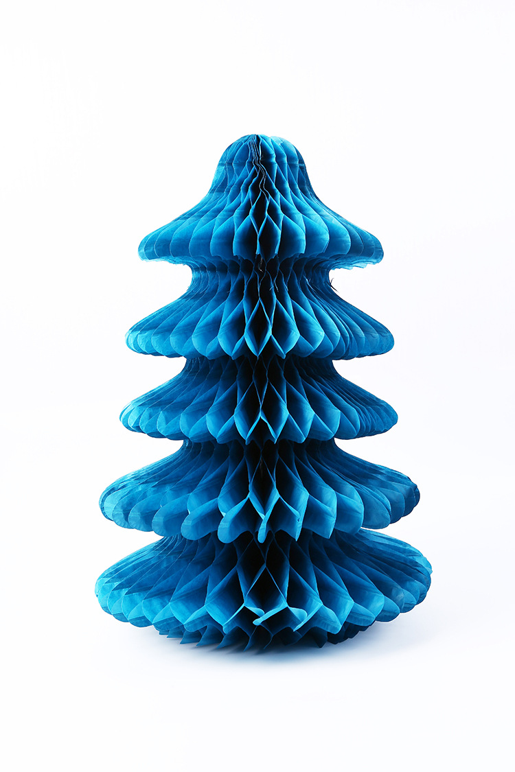 外贸圣诞礼品家居桌装饰 创意款纸翻花纸质圣诞树 传统纸雕工艺品