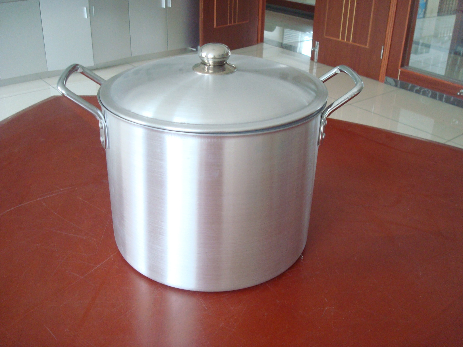 帅得宝特制加厚加高锅20/22/24/26/28厘米砂光铝锅铝制汤锅消毒锅