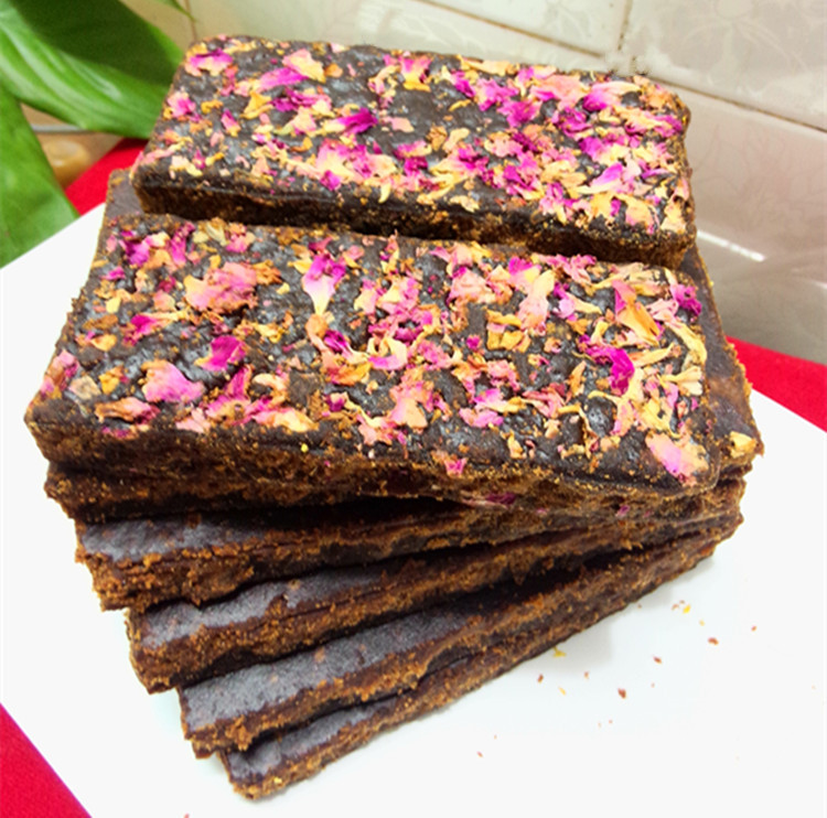 广西玫瑰花红糖甘蔗玫瑰原汁黑糖块手工熬制农家黑糖花茶土红糖