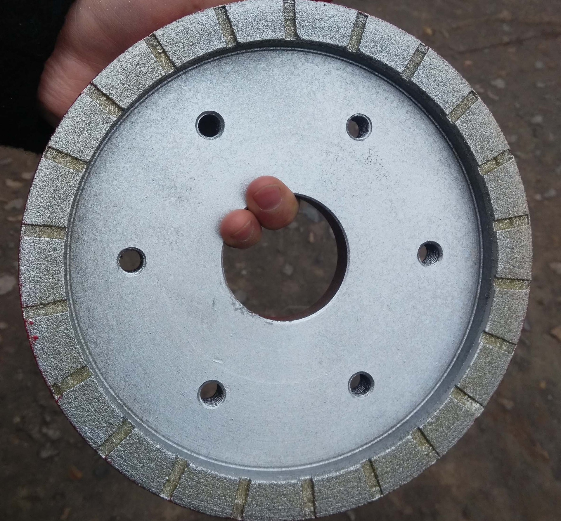 电镀金刚石砂轮 刹车片外弧磨盘平面去皮磨轮 金刚盘杯型轮 内弧