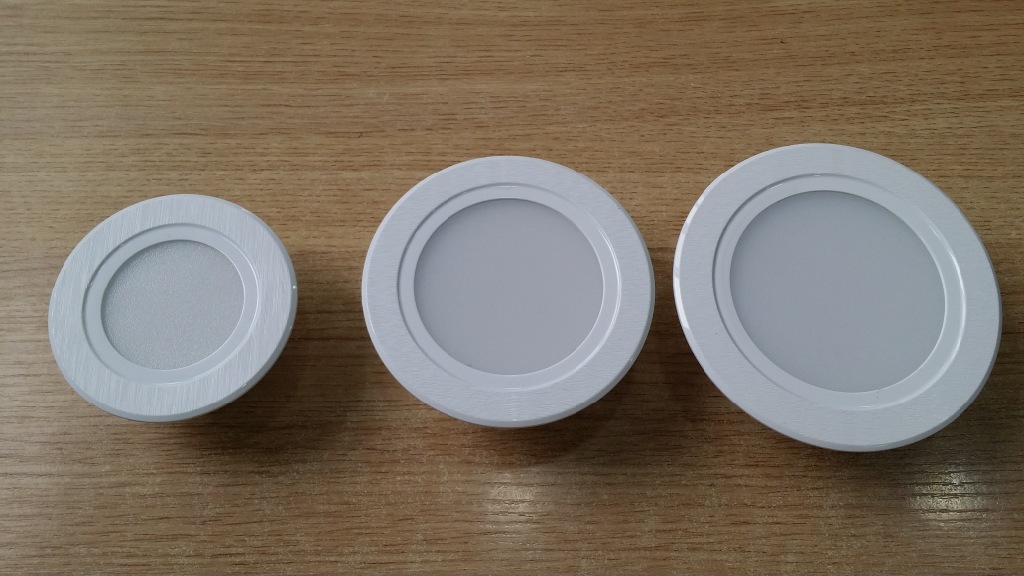 3寸塑料筒灯外壳 一体灯壳 筒灯外壳套件 筒灯套件 筒灯灯壳