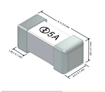 2410封装贴片保险丝|f5a/250v保险丝 方块/方头保险丝24 250.