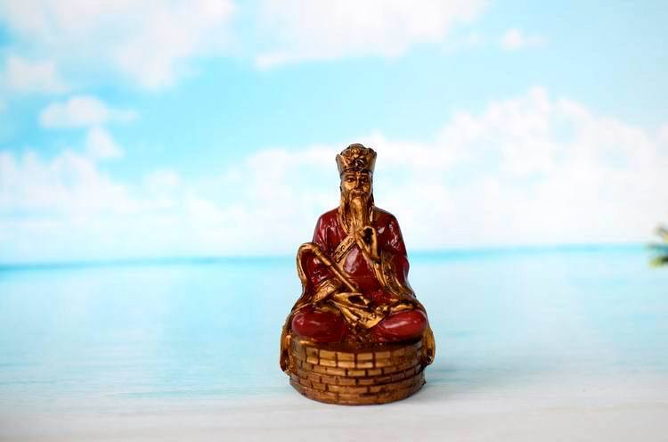 厂家沙具心里咨询,庭箱沙盘配件天庭人物之天尊道士 a-860