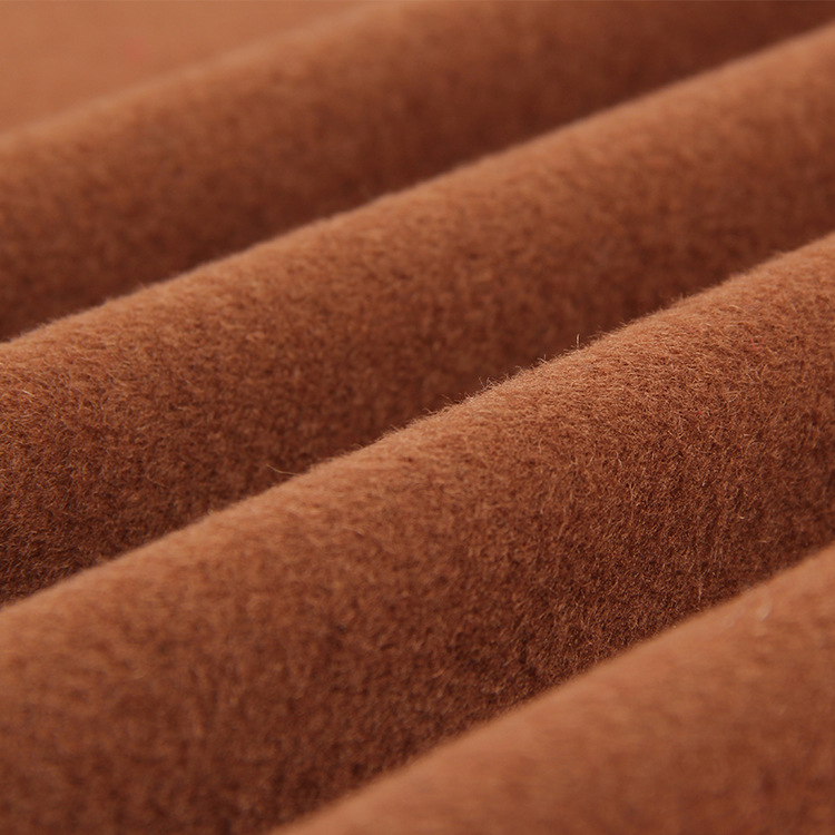 现货供应羊毛呢大衣外套呢绒 400g羊毛呢半精纺顺毛高档服装面料