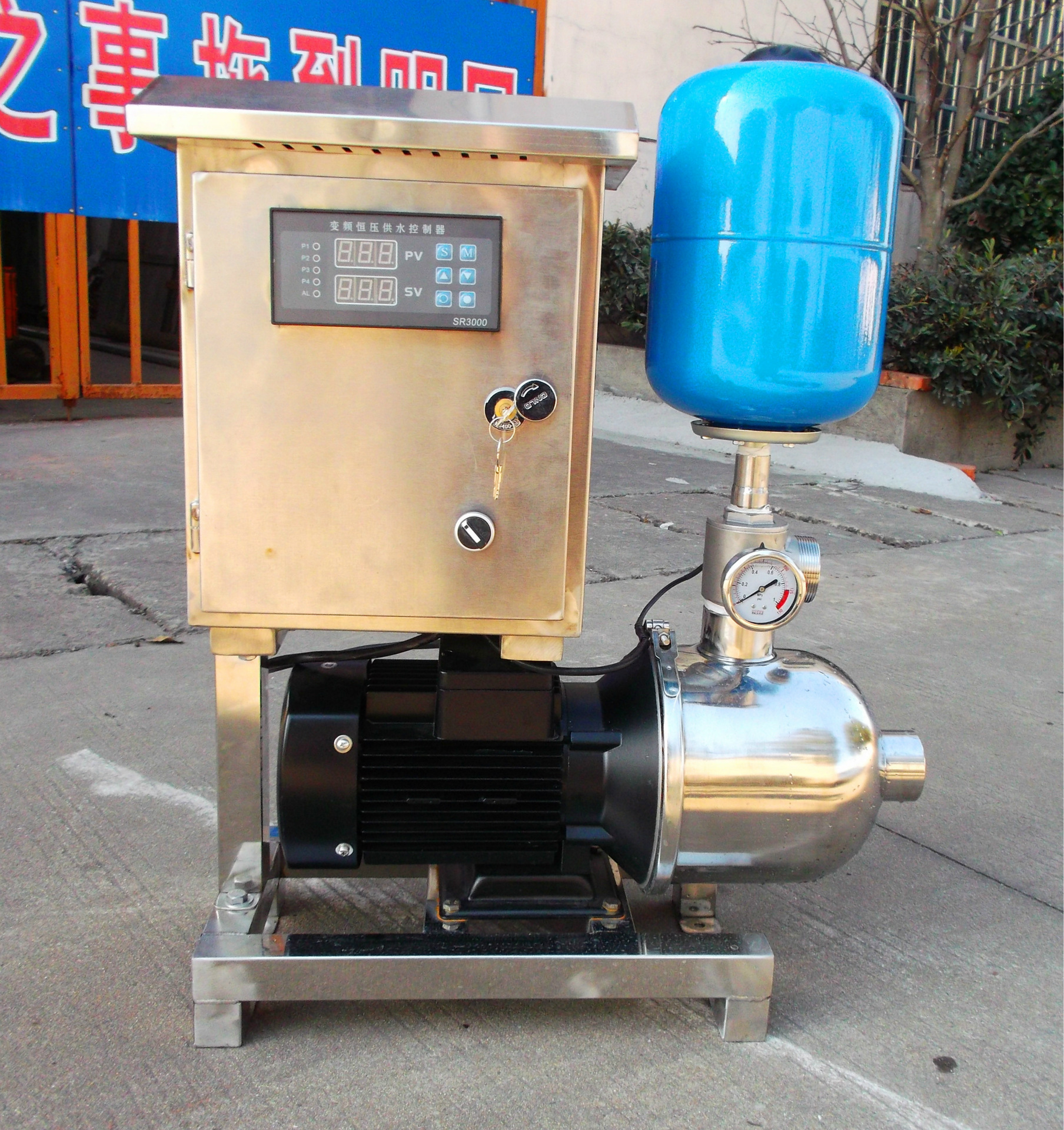 厂家直销小型单泵恒压变频供水设备 无塔供水 自动恒压供水系统