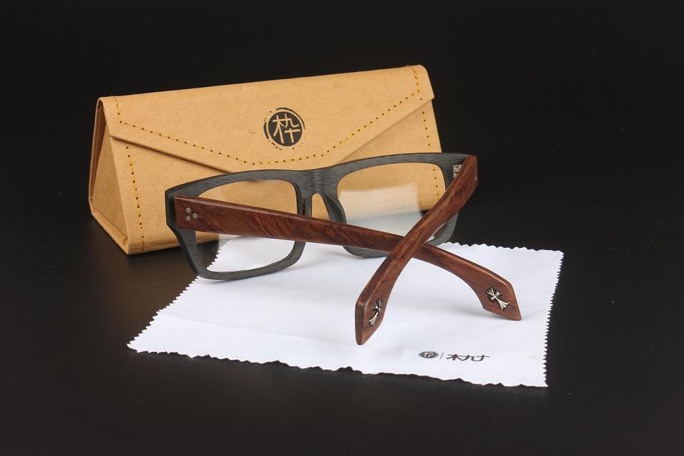 佐川藤井7226d板材框配木头腿仿木质板材眼镜 平光镜近视镜特价