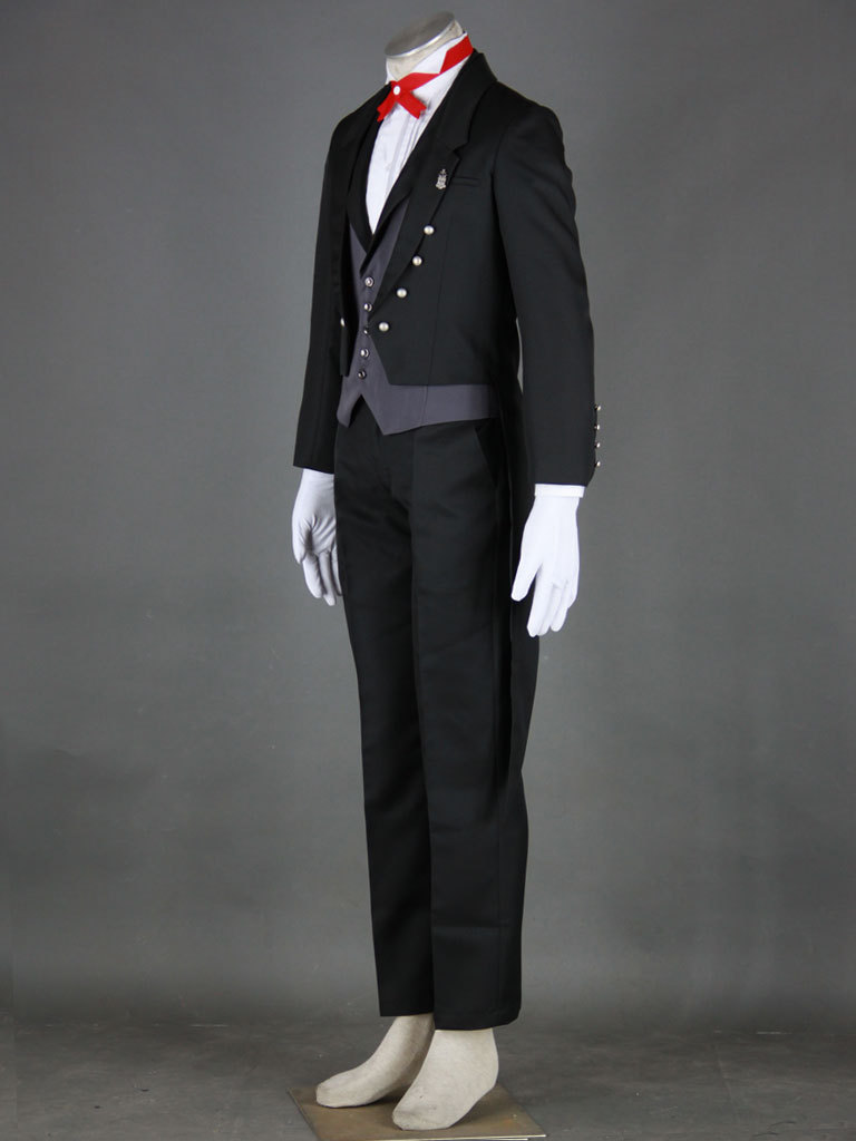 cosplay动漫服装批发 黑执事-塞巴斯执事装2代-e64