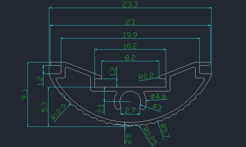 t8三分之一铝材