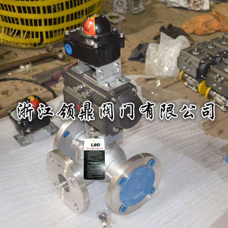 Q644F气动球阀实拍1