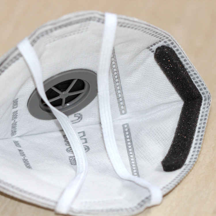 cm朝美外贸出口防尘6002a-4活性炭呼吸阀款粉层防护防疫劳保口罩