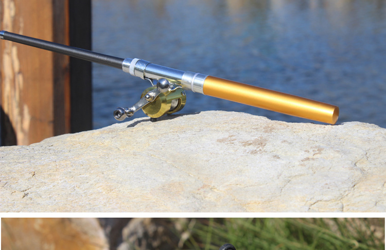 正品冰钓钢笔竿 海竿 渔竿 鱼竿 便携式海竿