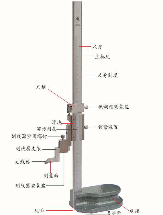 代理批发 成都大阳量具测高仪 游标高度尺 高度划线尺0-300mm