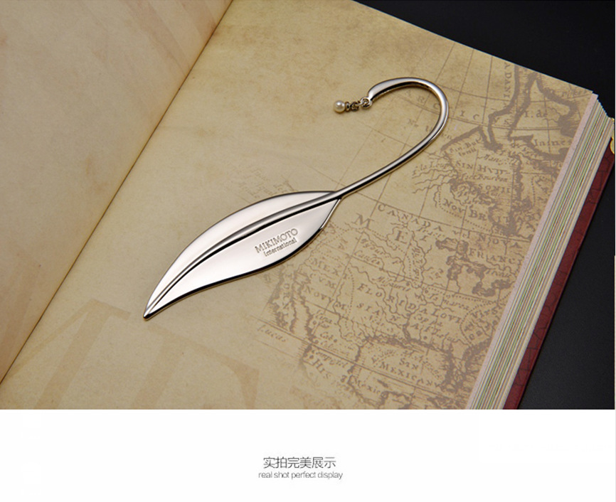 御木本mikimoto 珍珠书签 树叶 音符款 创意奢华