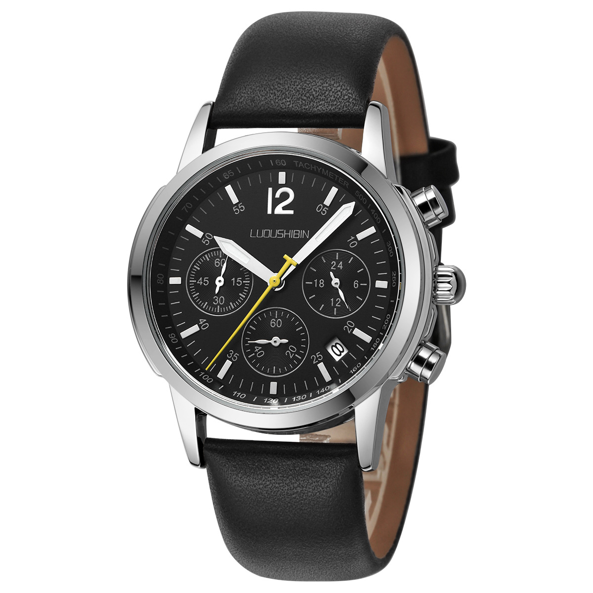 正品手表男运动计时夜光防水男士多功能石英表男表皮带腕表