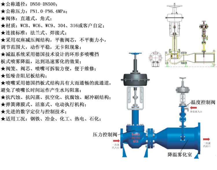 减温减压器工作原理图片