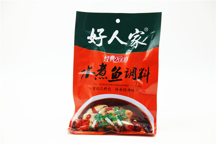 厂家直销 好人家水煮鱼调料210g 正品