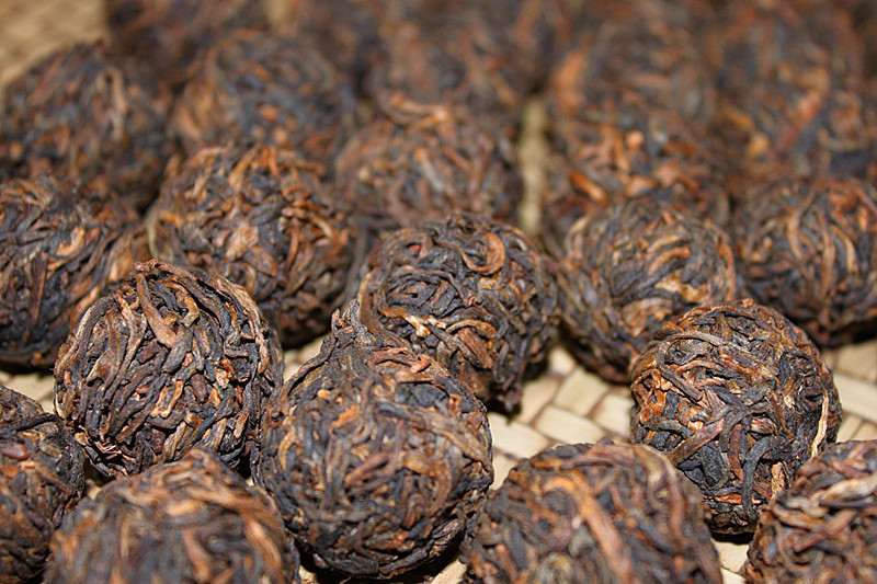 批发 云南普洱茶 茶皇金芽龙珠 古树金芽散茶 熟茶 春茶厂家直销