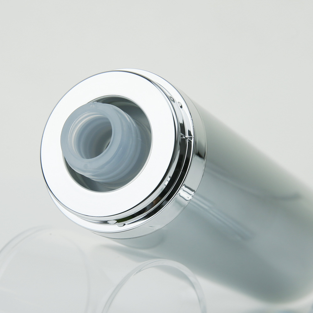 直圆亚克力真空瓶,双层亚克力化妆包装容器