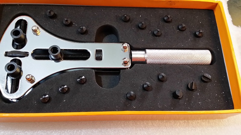 lanlan特大三爪开 开表器 开手表后盖工具 钟表维修工具