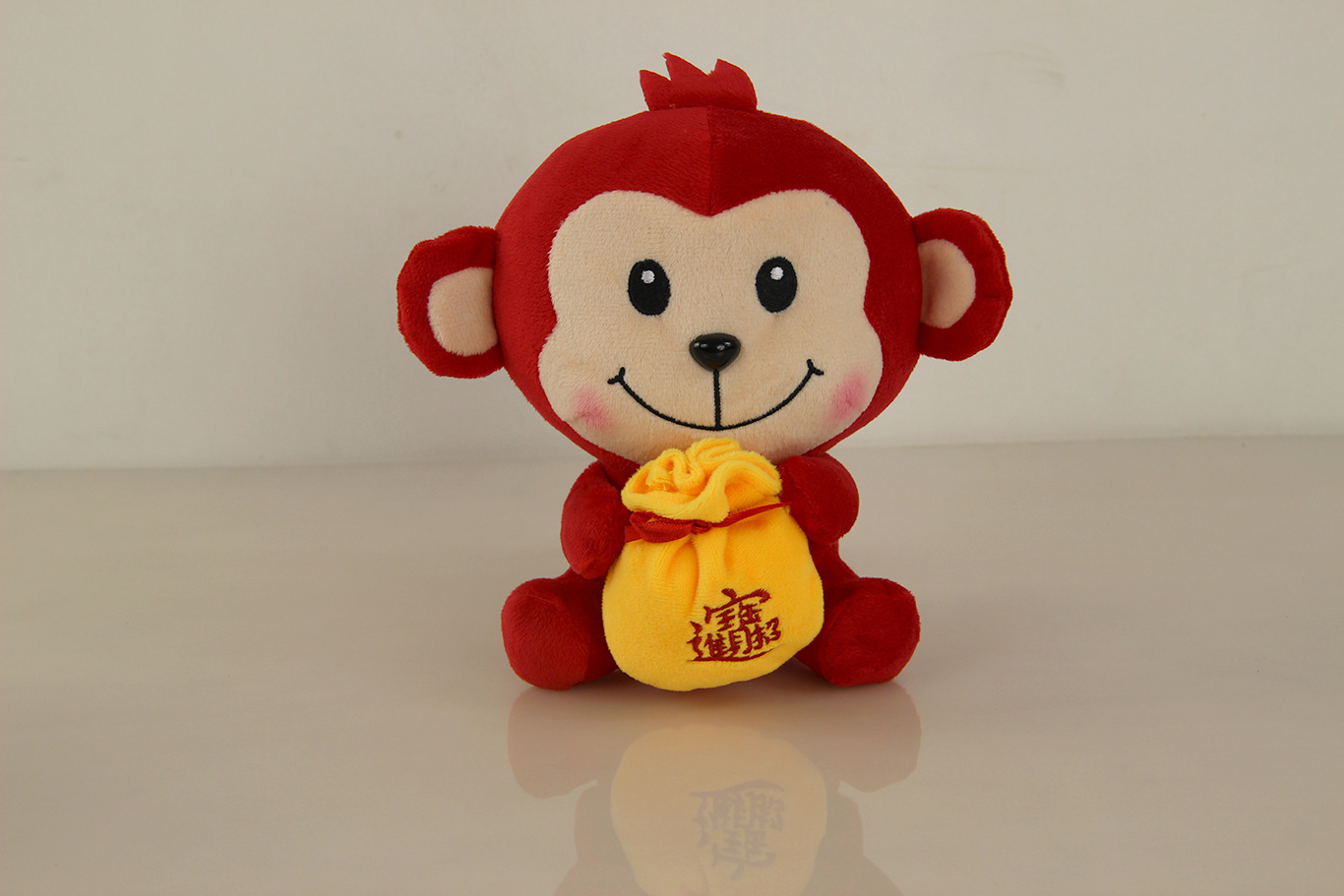 2016年猴年玩具吉祥物猴子公仔 喜庆抱礼包福字猴毛绒玩具娃娃