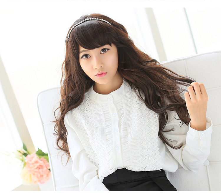 魅丝黛儿自然系少女斜刘海韩国式隐形无痕假刘海碎薄刘海假发片