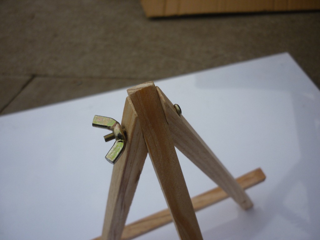 木制画架小画架 木质迷你画架 实木 写生 油画相框画架 支架18x24