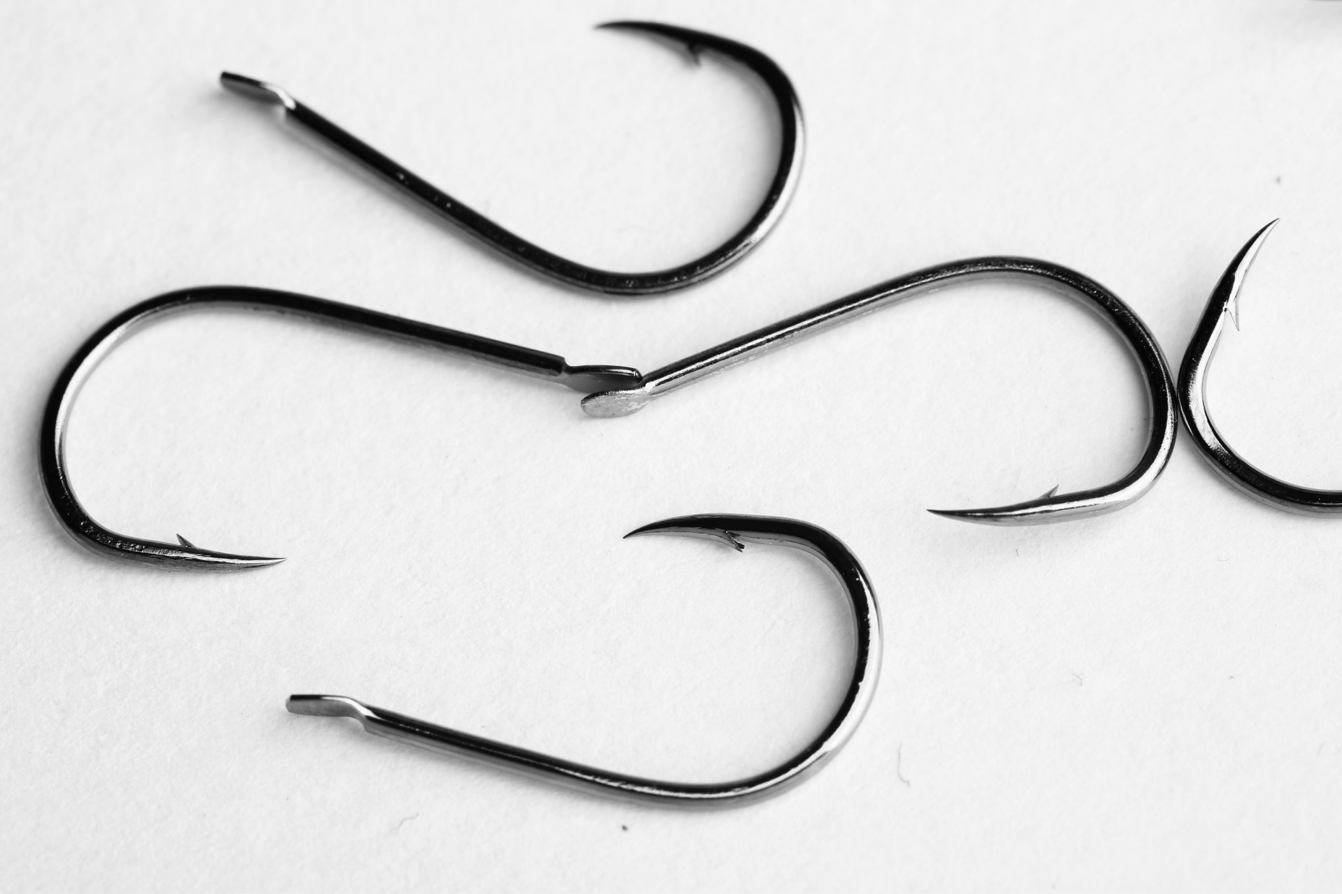 千又丸世散装钓鱼钩批发 高碳钢材质歪嘴鱼钩 垂钓渔具散装千又钩