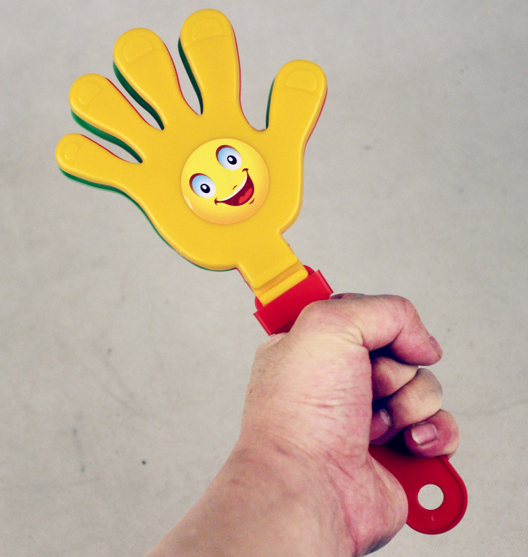 28cm大号拍手器批发小手拍器加油儿童玩具塑料巴掌手掌鼓掌拍拍手