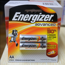 Energizer劲量英文版卡装5号7号碱性电池X91 RP-2 1.5VAA AAA