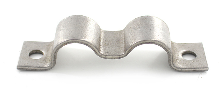 【工厂定制批发双联式骑马管卡碳钢钢制管夹铁皮管卡 铁管夹】价格,批