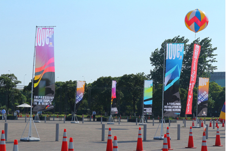 3米注水旗杆 户外 注水旗 注水刀旗 道旗