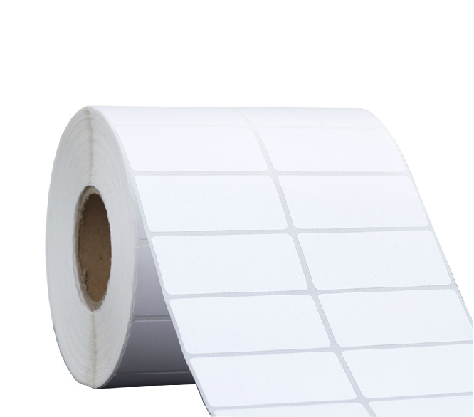 服装吊牌贴纸 50*25*2500张 空白标签 条码机打印纸 不干胶标签