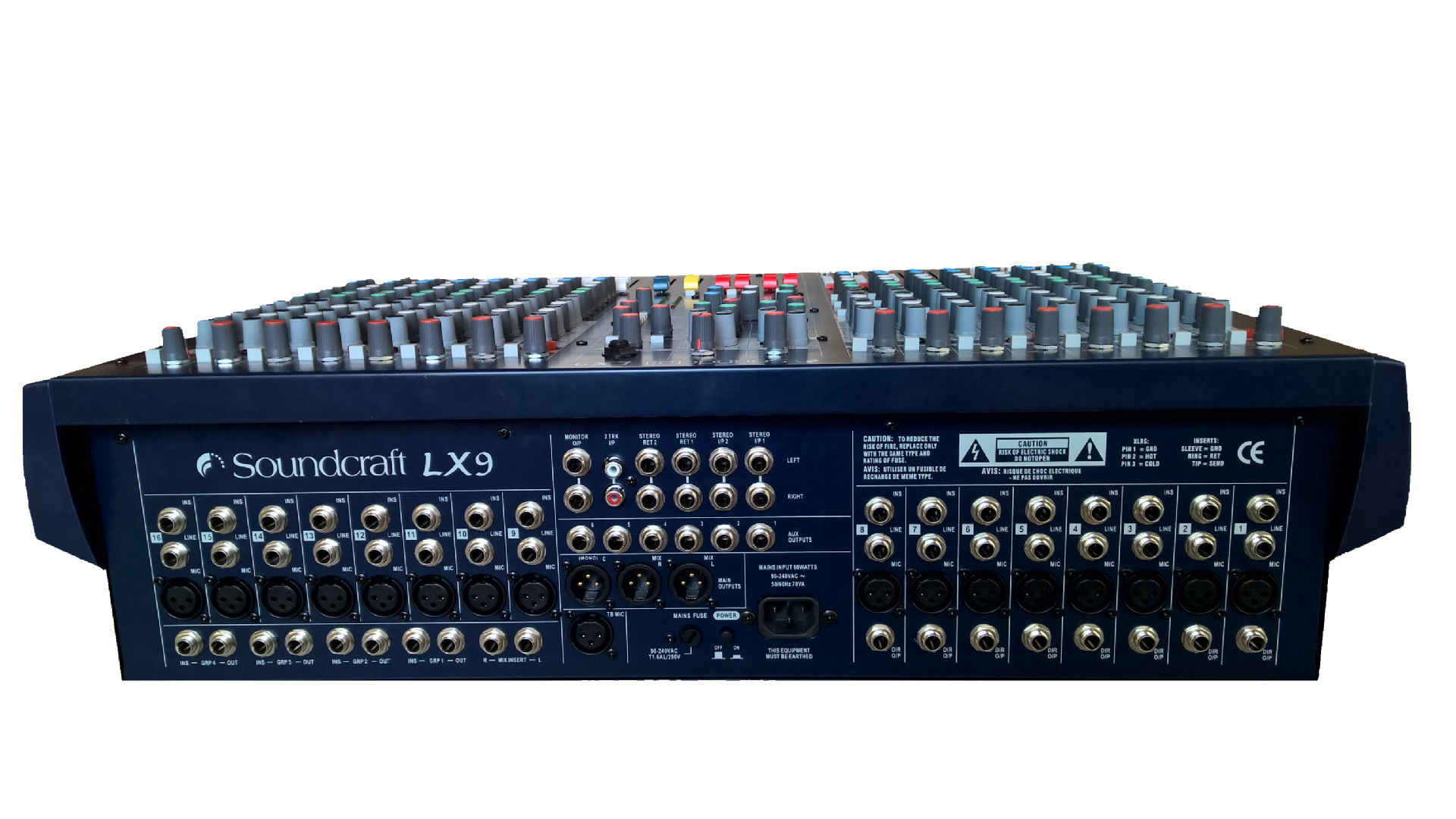soundcraft lx9 16专业调音台 内置4编组16条母线输出 自带扫频